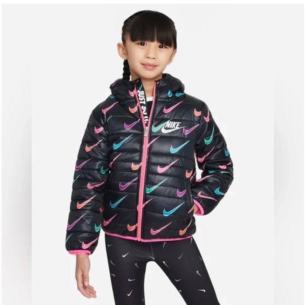 <3 Nike Girls’ Puffer Jacket Size 2T